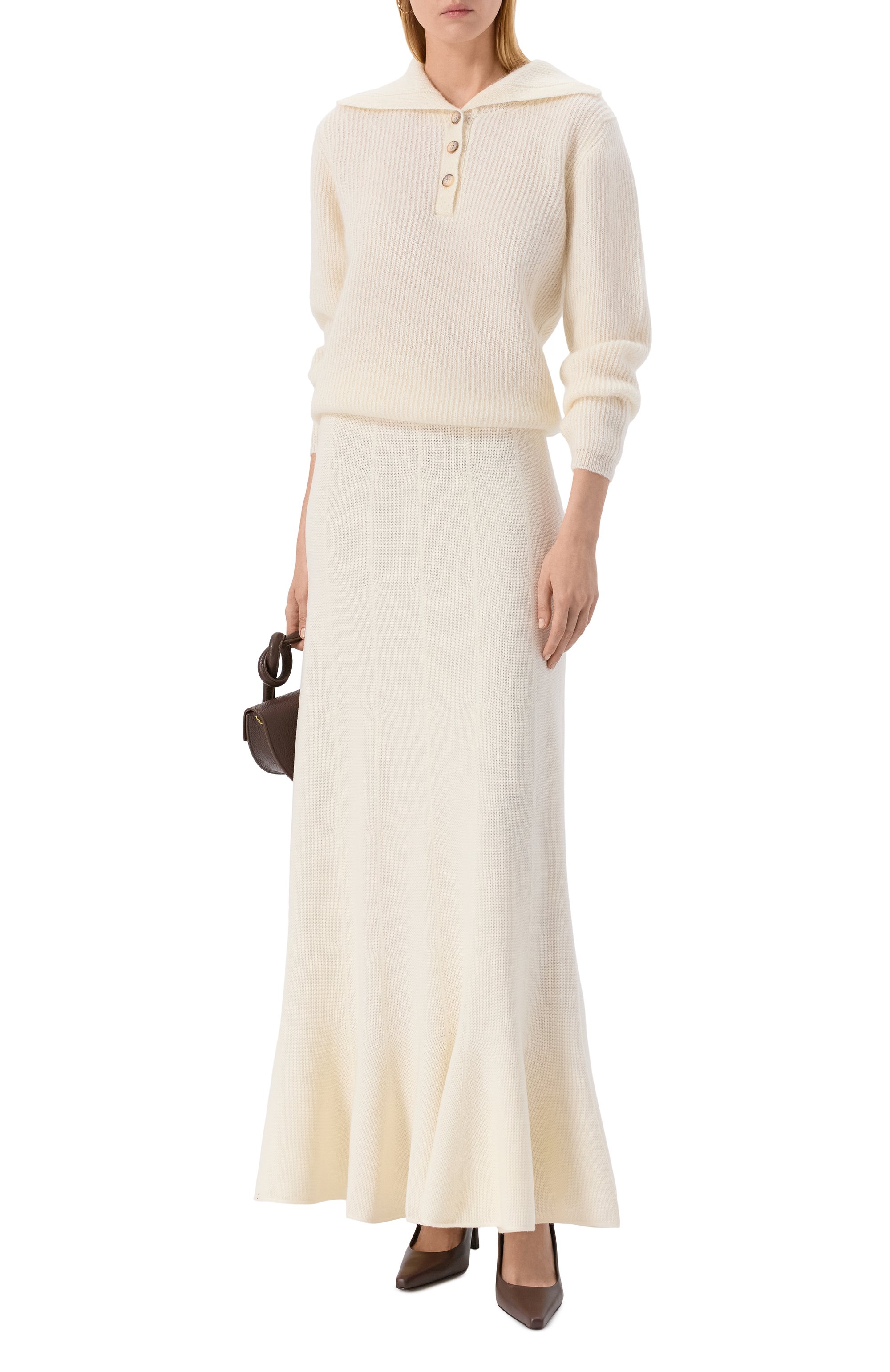 Юбка из шерсти и вискозы AND THE BRAND, арт. W26-SK048-1202-101, фото 2