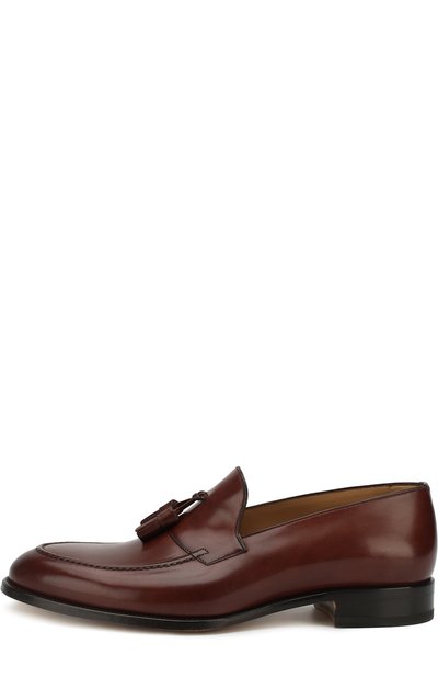 Кожаные лоферы с кисточками BRIONI, арт. QFCP0L/P6757, фото 3