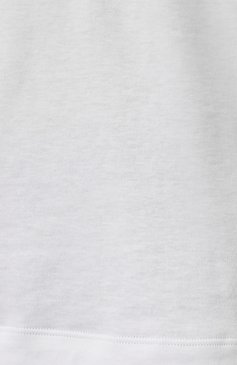 Мужская хлопковая футболка HANRO белого цвета, арт. 073174 | Фото 5 (Рукава: Короткие; Длина (для топов): Стандартные; Материал сплава: Проставлено; Материал внешний: Хлопок; Драгоценные камни: Проставлено)