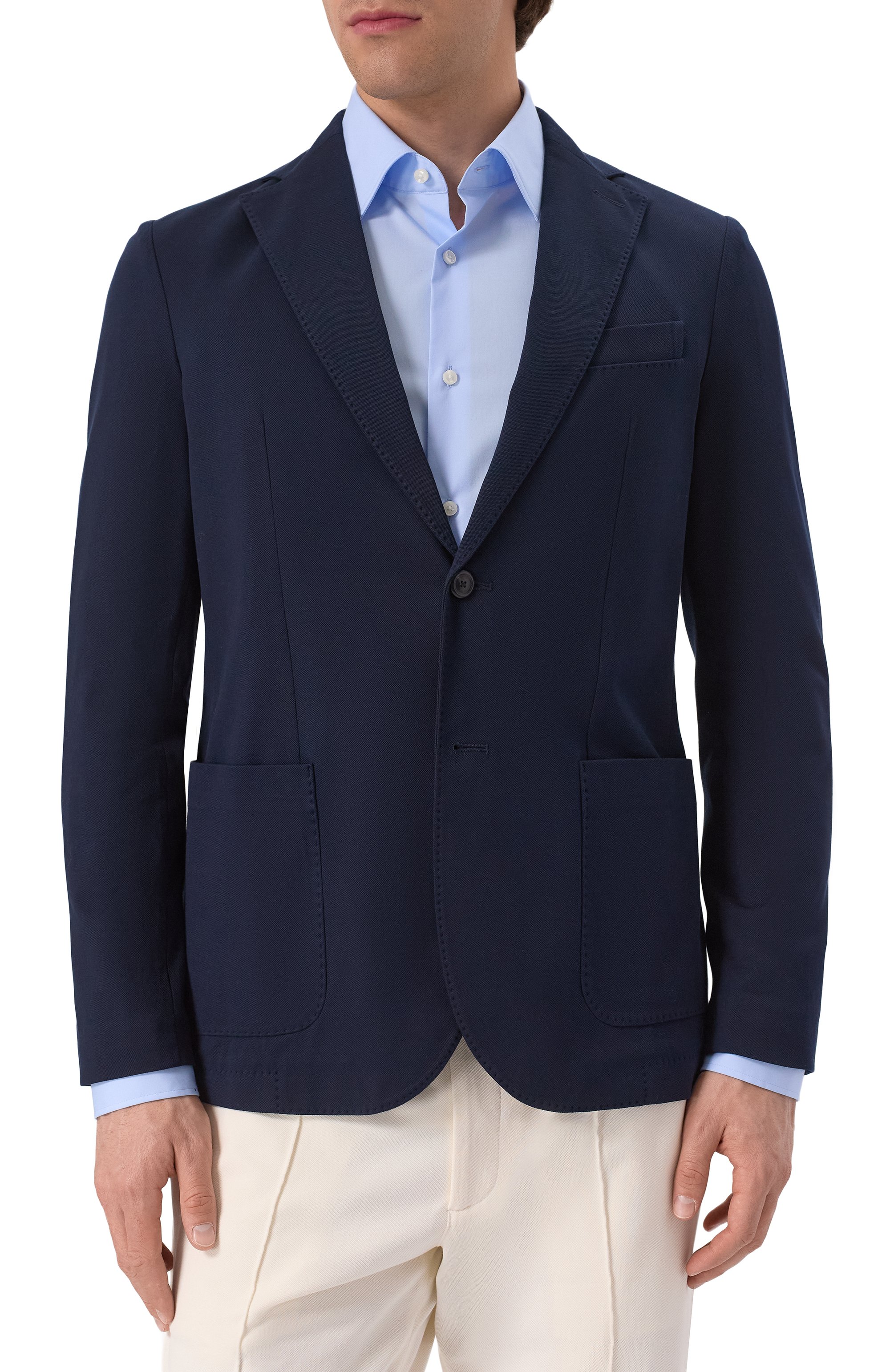 Хлопковый пиджак CIRCOLO 1901, арт. CN4660, фото 4