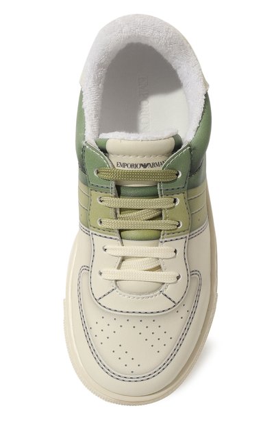 Кожаные кеды EMPORIO ARMANI, арт. XXX011/X0I79, фото 4