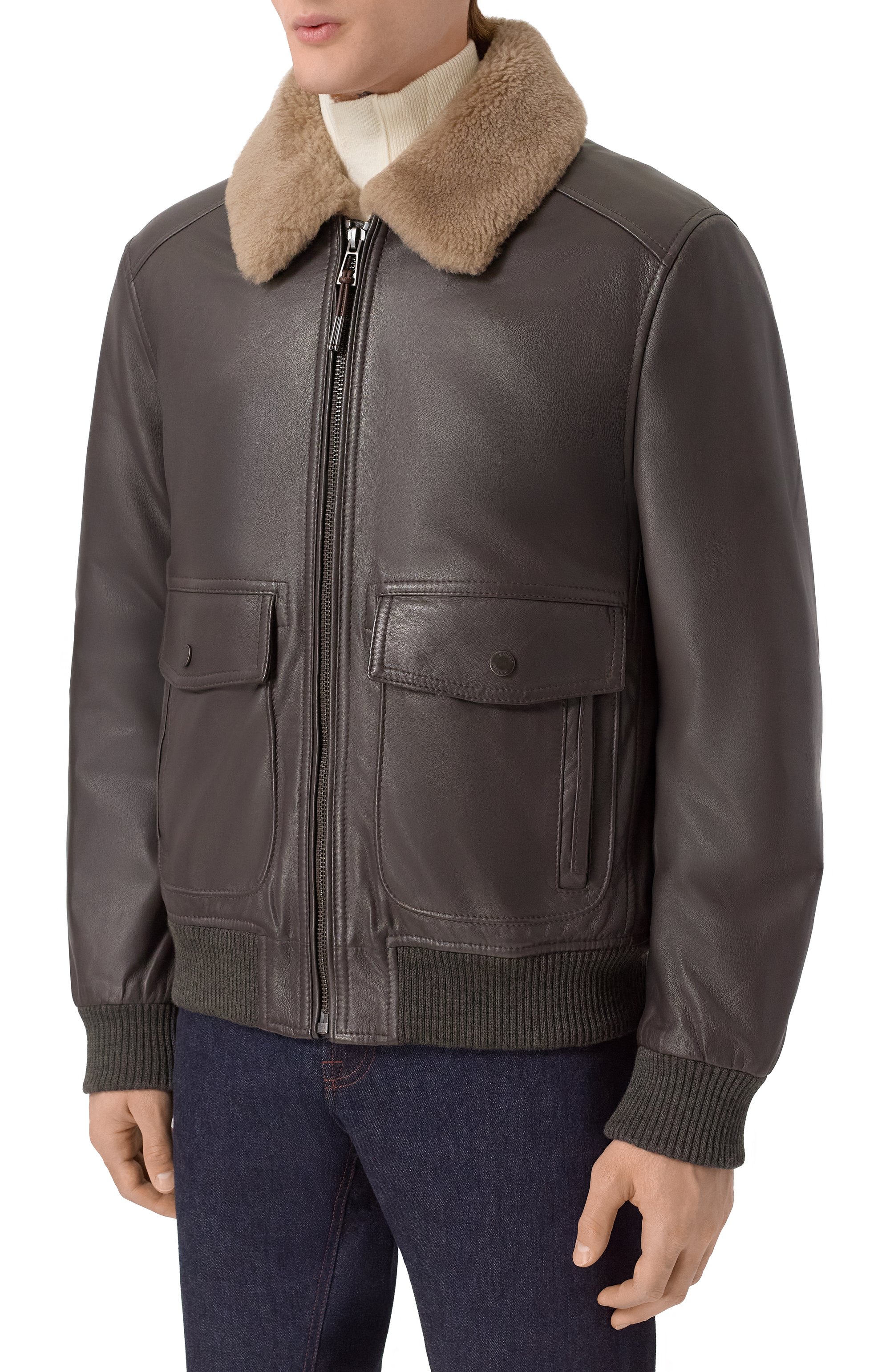 Кожаный бомбер WINDSOR, арт. ARTUR0-L/1300145, фото 3