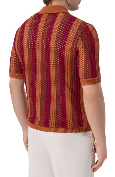 Поло из шелка и хлопка MVST, арт. M26.2PM.K147/Y207 KNIT SETA-C0T0NE, фото 4