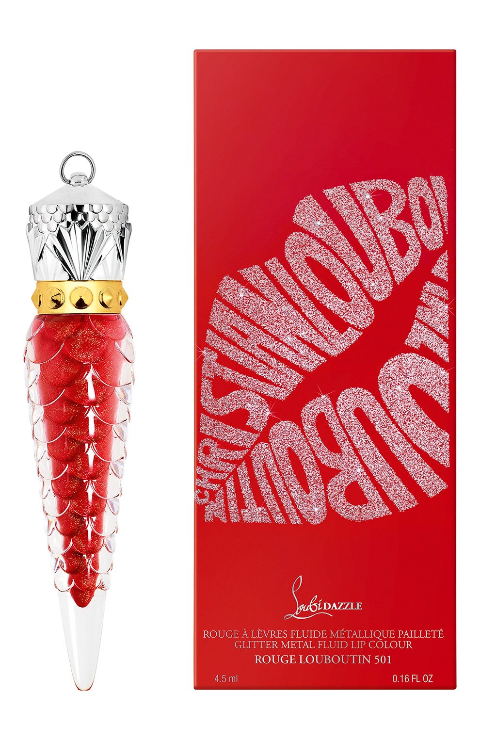 Мерцающий блеск для губ loubidazzle, оттенок rouge louboutin (4,5ml) CHRISTIAN LOUBOUTIN, арт. 8435415033756, фото 4