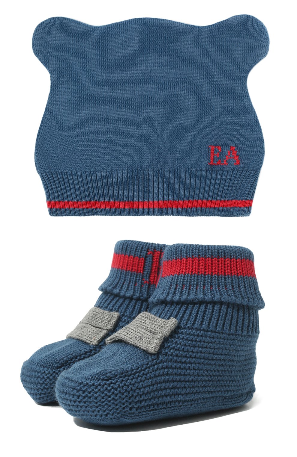 Комплект из шапки и пинеток EMPORIO ARMANI, арт. 6LN750/NM03Z, фото 1