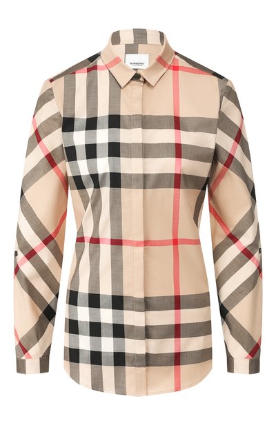 Хлопковая рубашка BURBERRY, арт. 8019441, фото 1