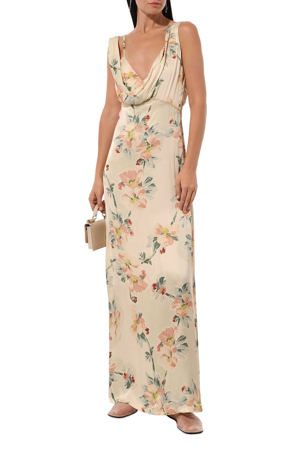 Платье из вискозы TOTEME, арт. 243-WRD1924-FB0220, фото 2