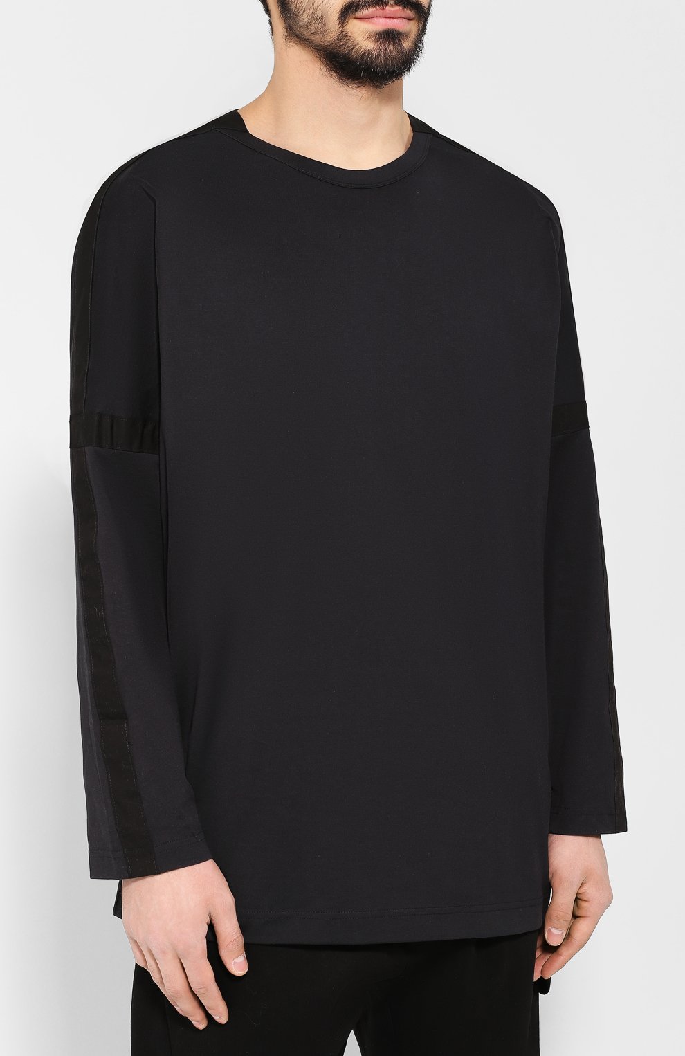 Хлопковый лонгслив Y-3, арт. DY7227/M, фото 3