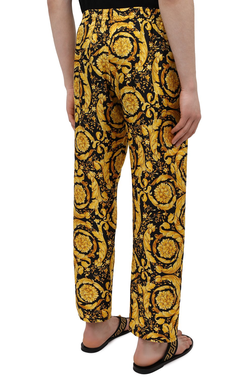 Шелковые домашние брюки VERSACE, арт. AUU05051/A232999, фото 4