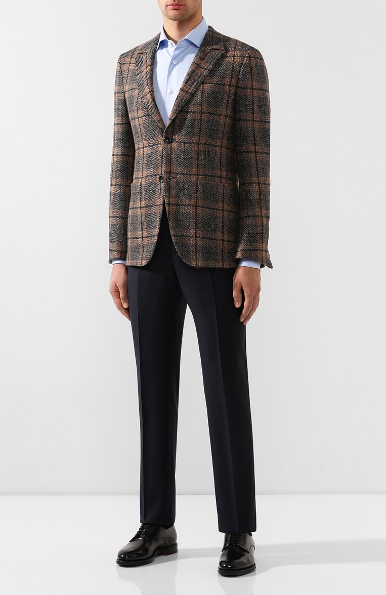 Хлопковая сорочка ZEGNA, арт. 402301/9NS0LB, фото 2