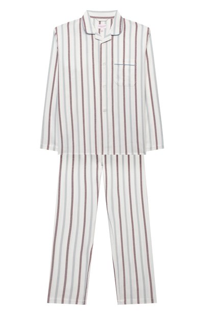 Хлопковая пижама DEREK ROSE разноцветного цвета по цене 19650 руб., арт. 7025-KELB013/3-12, фото 1 Хлопковая пижама DEREK ROSE, арт. 7025-KELB013/3-12, фото 1