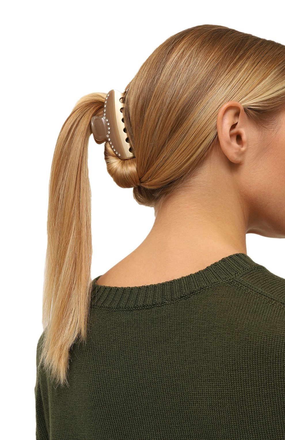 Заколка для волос ALEXANDRE DE PARIS бежевого цвета по цене 10990 руб., арт. ICCM-15571-03A22 OS, фото 2 Заколка для волос ALEXANDRE DE PARIS, арт. ICCM-15571-03A22 OS, фото 2