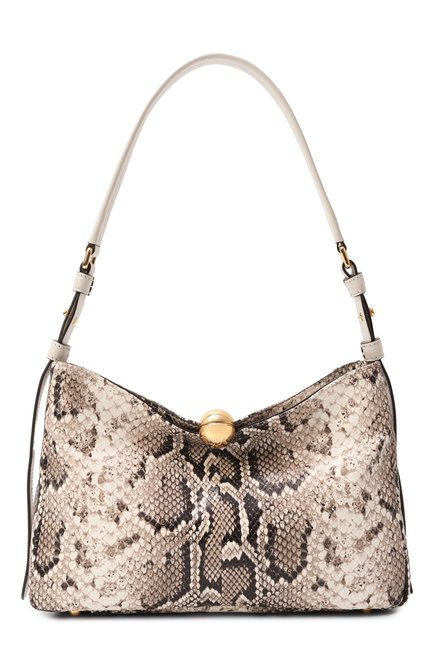 Женская сумка furla sfera medium FURLA бежевого цвета, арт. WB01640/Q82000 | Фото 1 (Материал: Текстиль; Размер: medium; Драгоценные камни: Проставлено; Материал сплава: Проставлено)