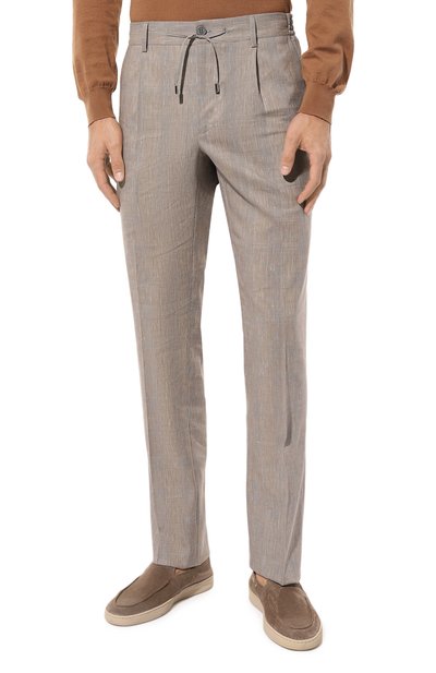 Брюки из шерсти и льна STEFANO RICCI, арт. M1TL1000A4/T021HC, фото 3