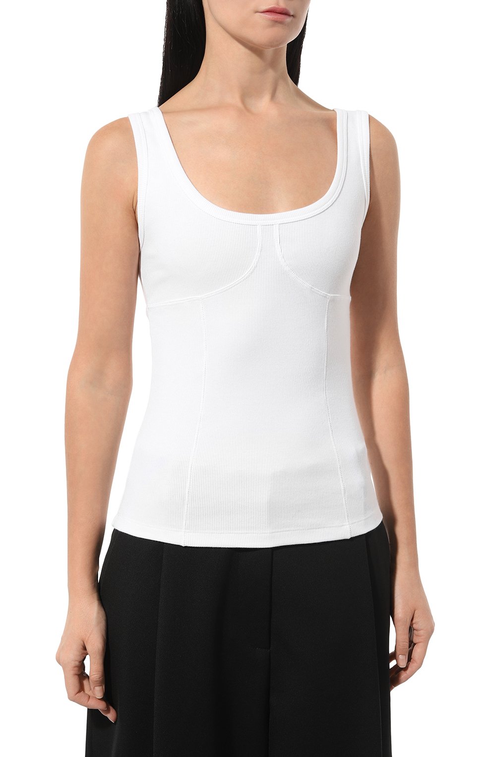 Хлопковая майка MSGM, арт. 3541MDT79/237794, фото 3