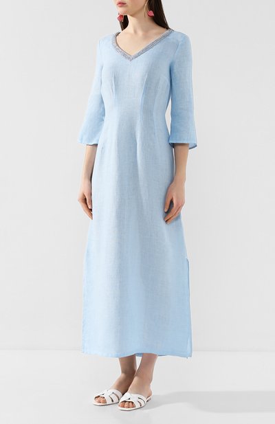 Льняное платье 120% LINO, арт. R0W40FT/0115/S02, фото 3