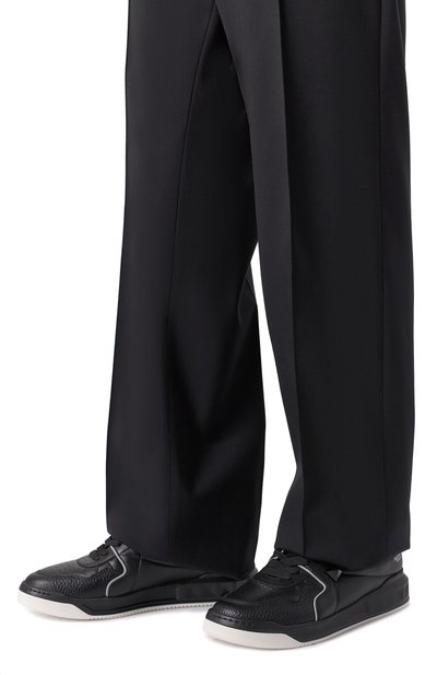 Кожаные кеды one stud VALENTINO, арт. 7Y2S0E71/NWN, фото 3