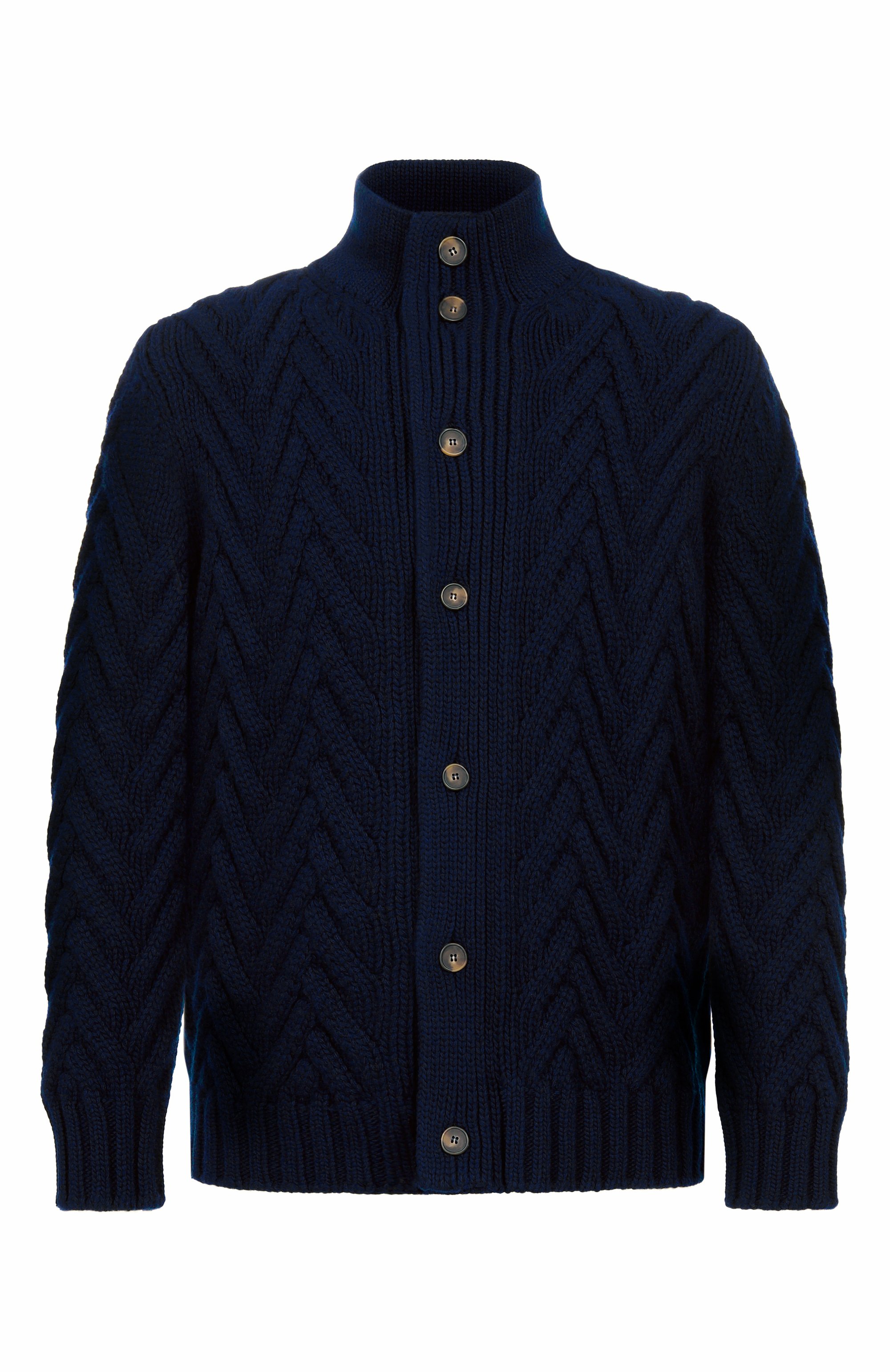 Шерстяной кардиган KITON, арт. UMM070803, фото 1