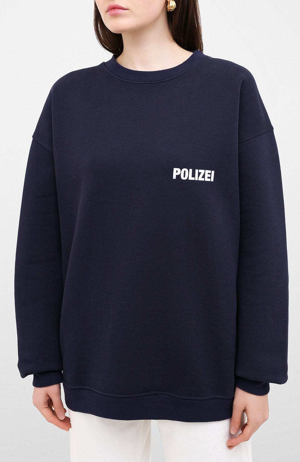 Хлопковый свитшот VETEMENTS, арт. UAH21TR529 1601/W, фото 3