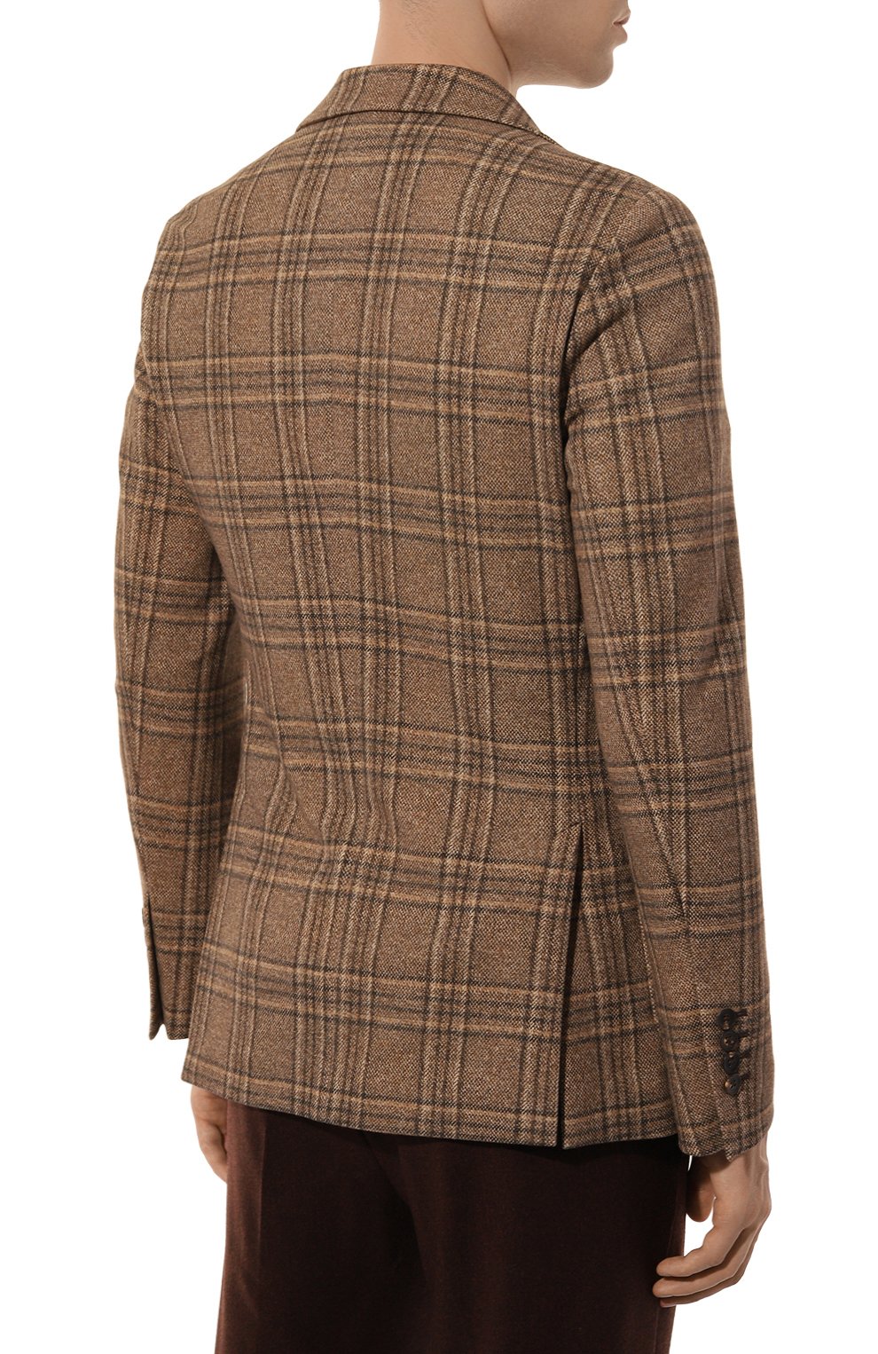 Хлопковый пиджак CIRCOLO 1901 коричневого цвета по цене 58050 руб., арт. CN4559, фото 6 Хлопковый пиджак CIRCOLO 1901, арт. CN4559, фото 6