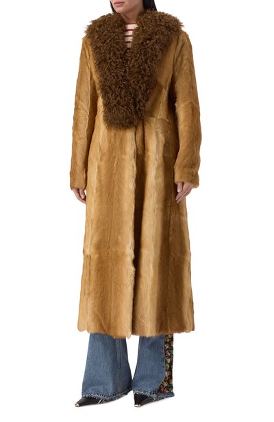 Шуба из овчины VALENTINO светло-коричневого цвета по цене 2140000 руб., арт. 9B3NB8E0/AAU, фото 3 Шуба из овчины VALENTINO, арт. 9B3NB8E0/AAU, фото 3