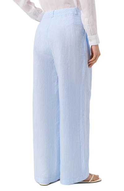 Льняные брюки 120% LINO, арт. 33ALIW29P6/000G471, фото 4