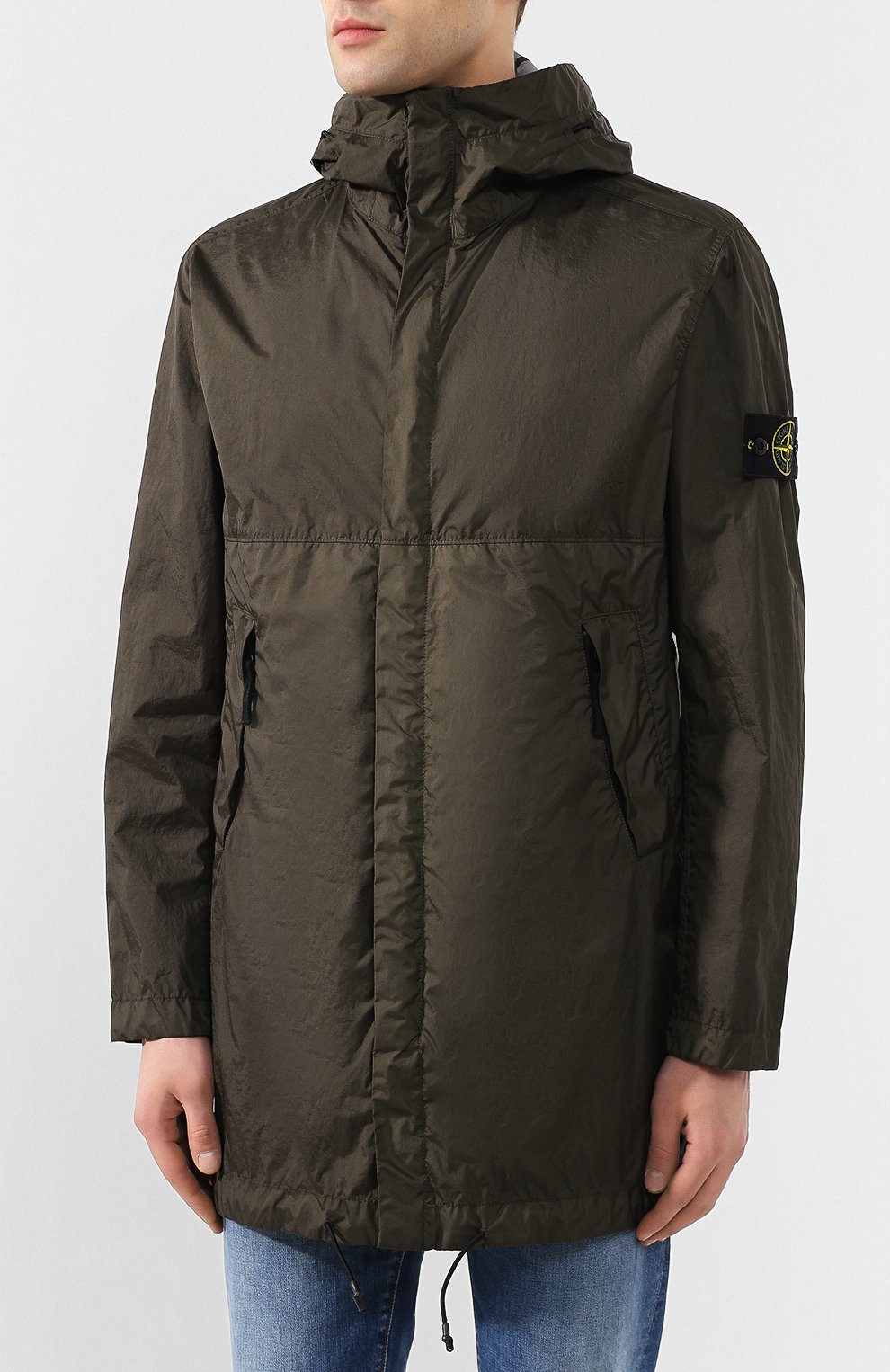 Парка STONE ISLAND хаки цвета по цене 79950 руб., арт. 721570323, фото 3 Парка STONE ISLAND, арт. 721570323, фото 3