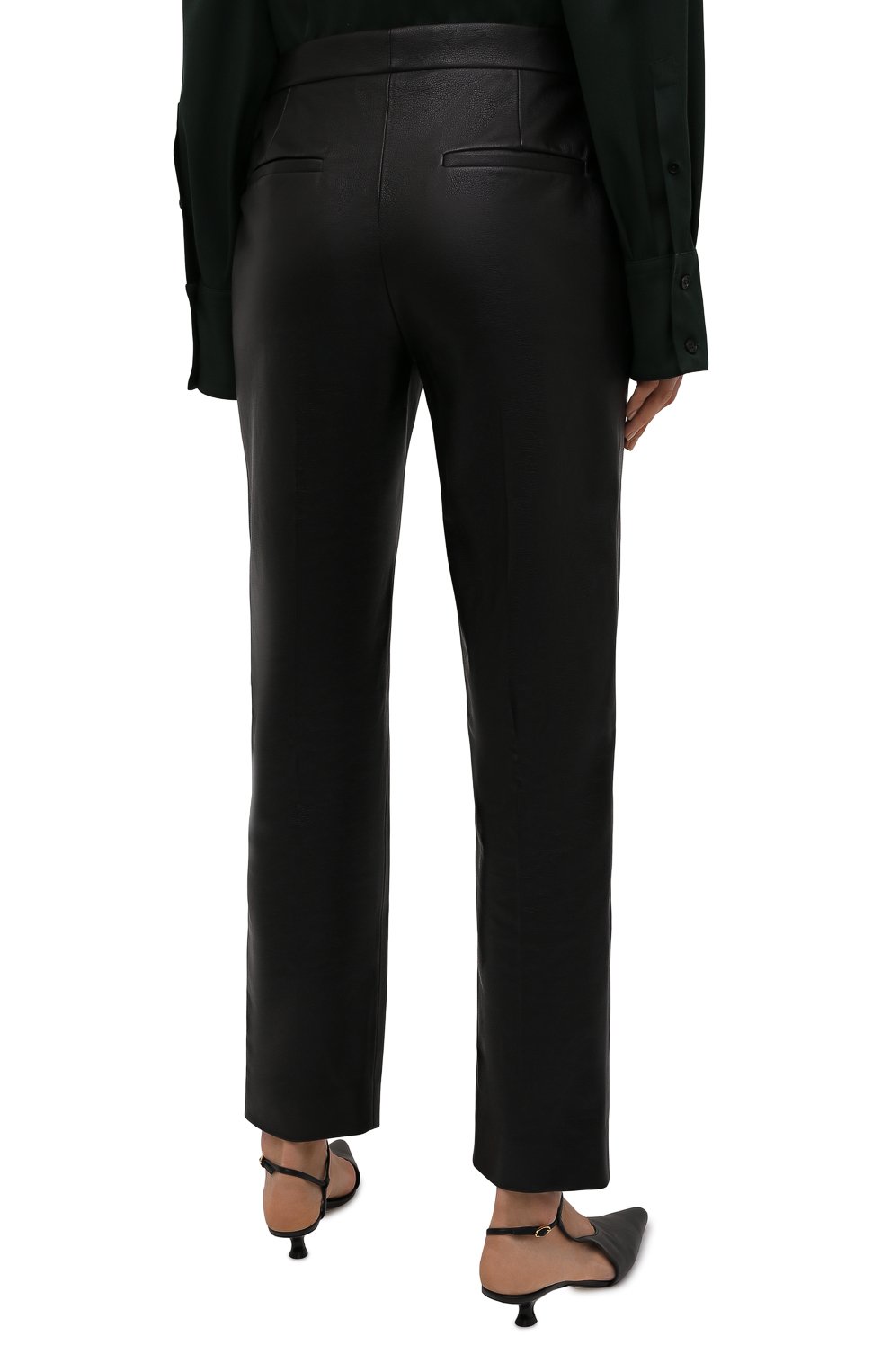 Кожаные брюки THE ROW, арт. 5958L217, фото 4