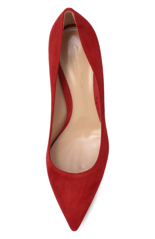 Замшевые туфли Gianvito 70 Gianvito Rossi G26770.70RIC.CAMR0UG Красный  G26770.70RIC.CAMR0UG Фото 6