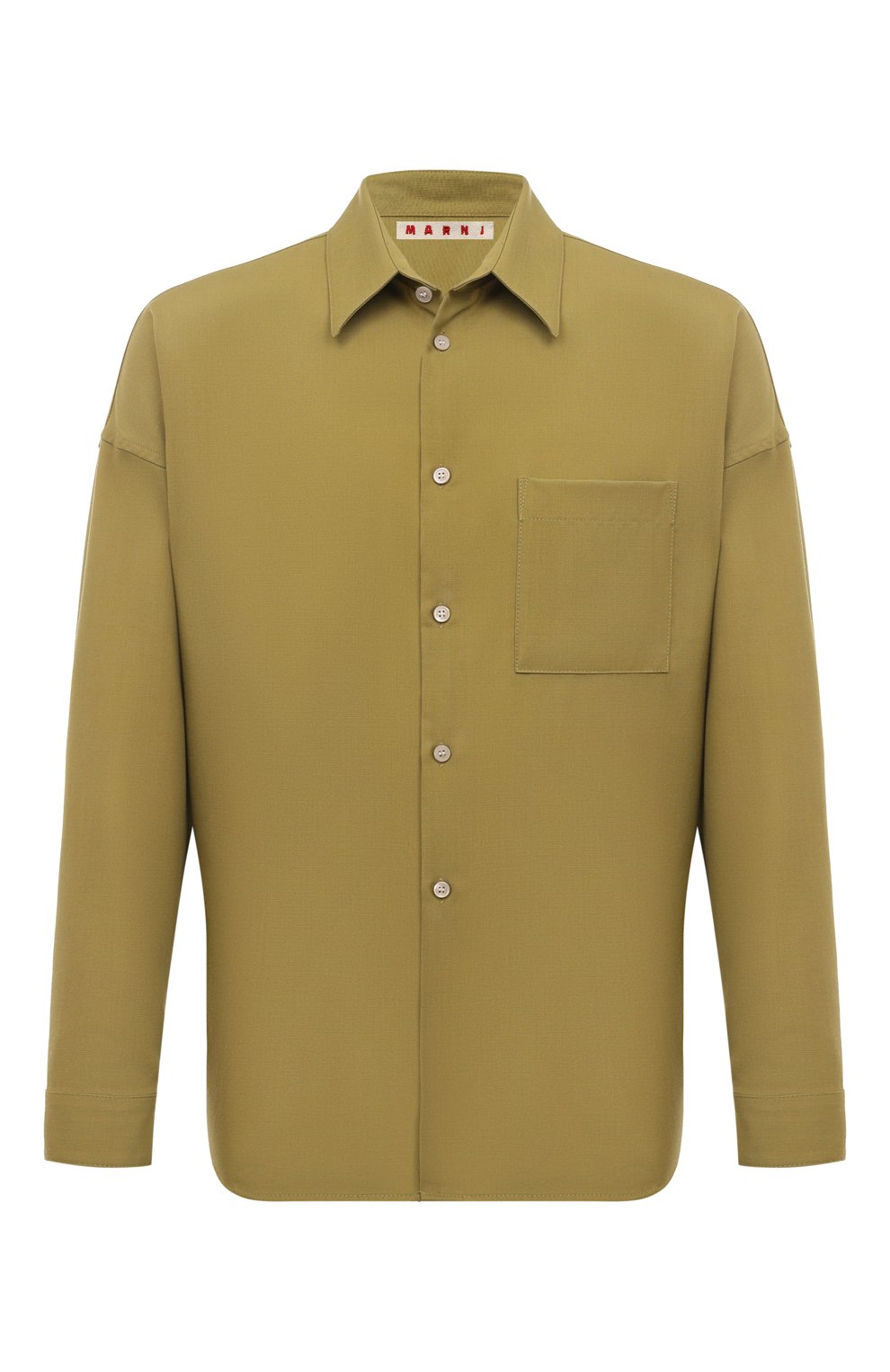 Шерстяная рубашка MARNI, арт. CUMU0061A3/TW839, фото 1