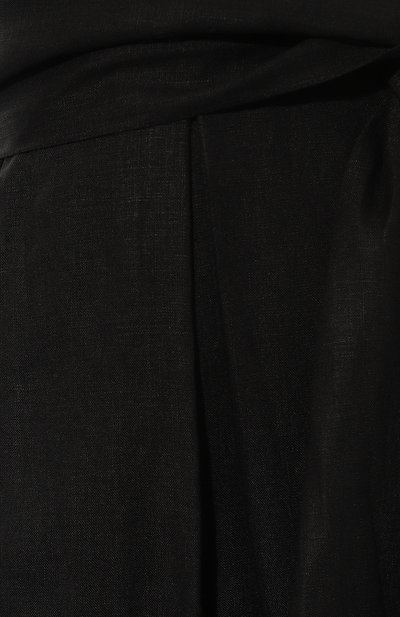 Льняной комбинезон YVON черного цвета по цене 89000 руб., арт. 0 340606, фото 5 Льняной комбинезон YVON, арт. 0 340606, фото 5