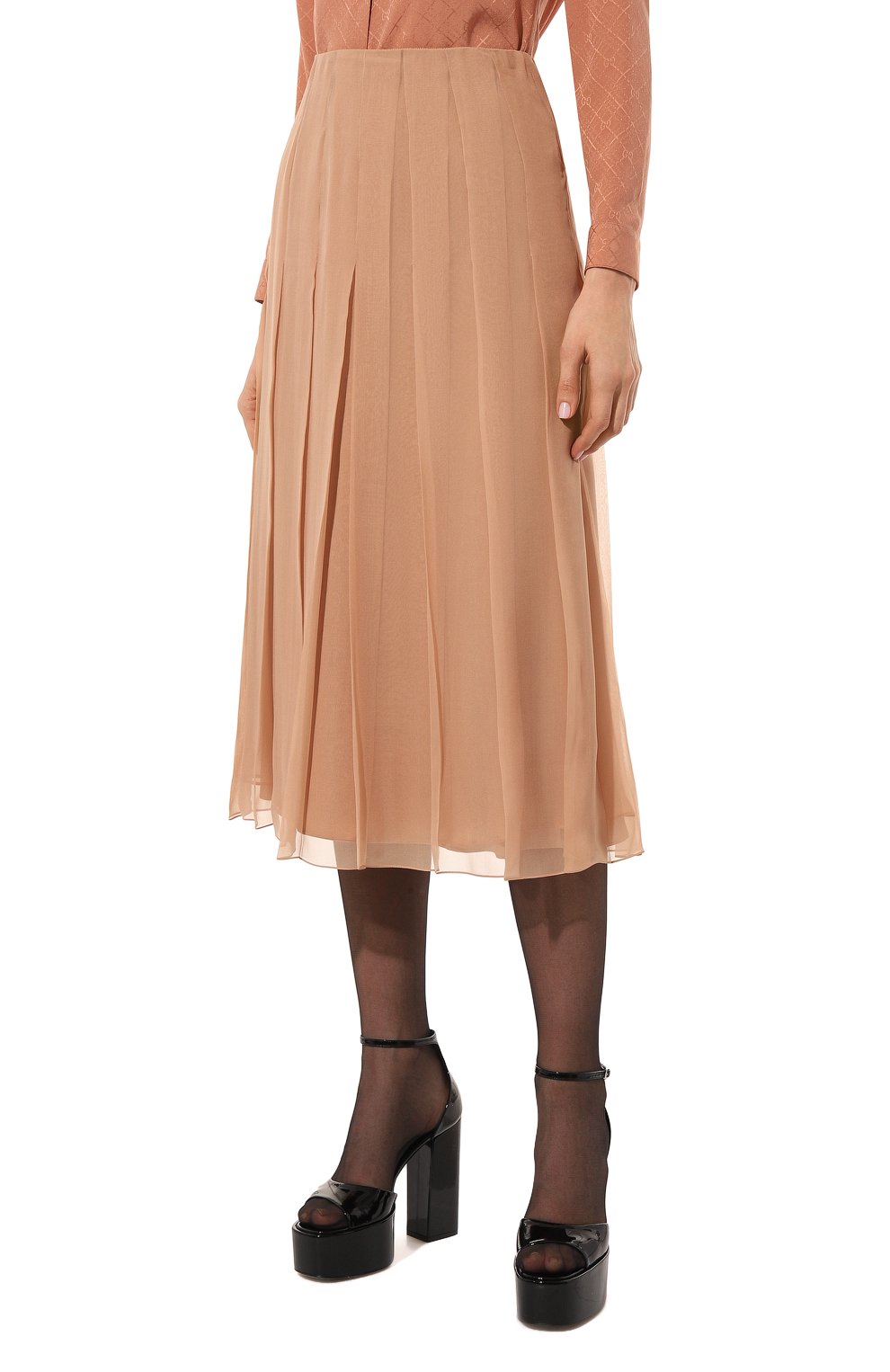 Шелковая юбка GUCCI, арт. 652774 ZHS57, фото 3