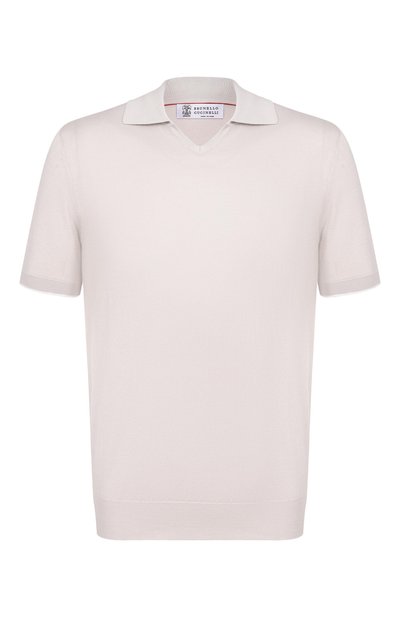 Мужская хлопковое поло BRUNELLO CUCINELLI, арт. X29800145