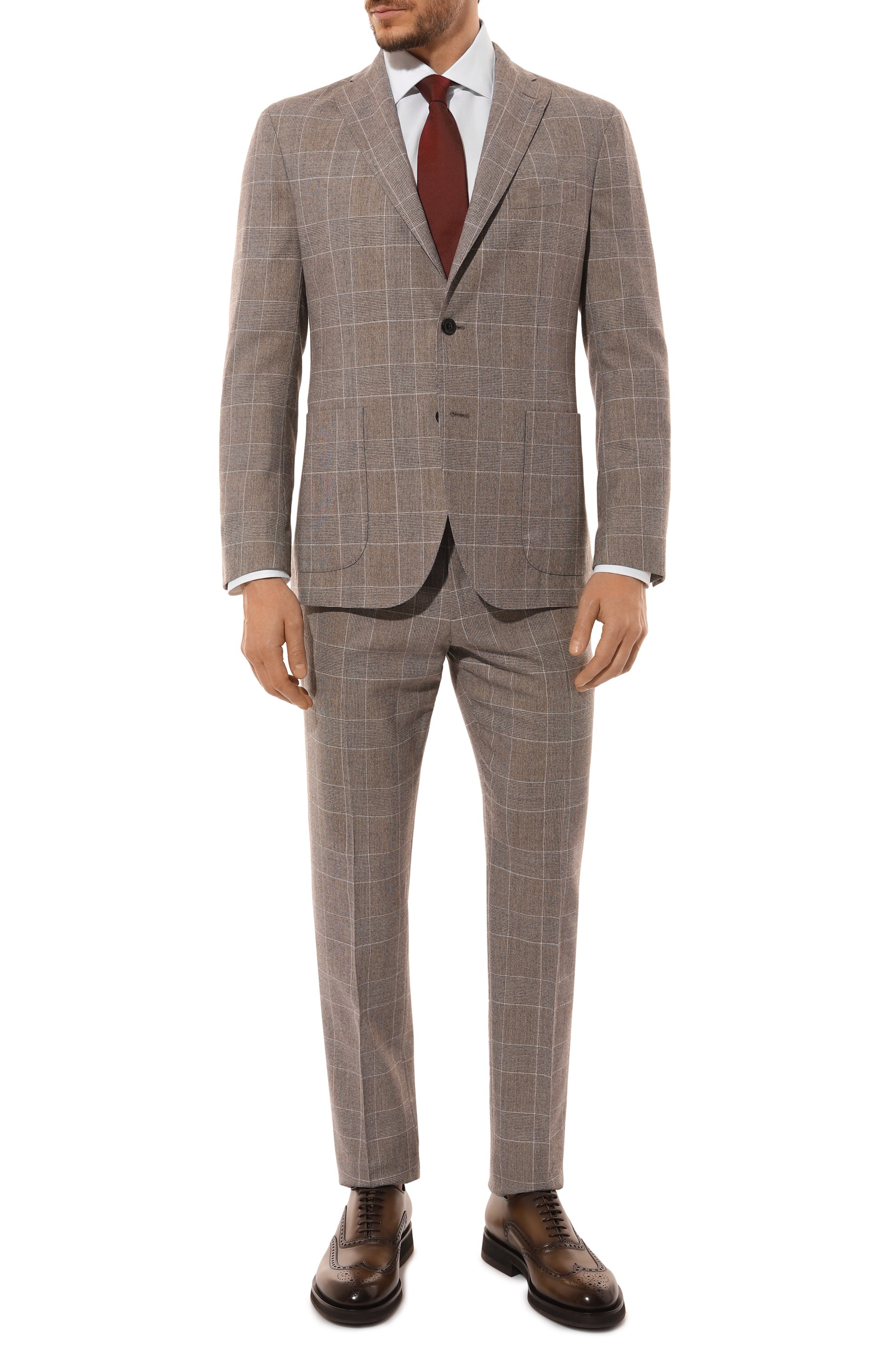 Хлопковая сорочка LUIGI BORRELLI белого цвета по цене 45650 руб., арт. PS30060/LUCIAN0/ST EV1 PC, фото 2 Хлопковая сорочка LUIGI BORRELLI, арт. PS30060/LUCIAN0/ST EV1 PC, фото 2