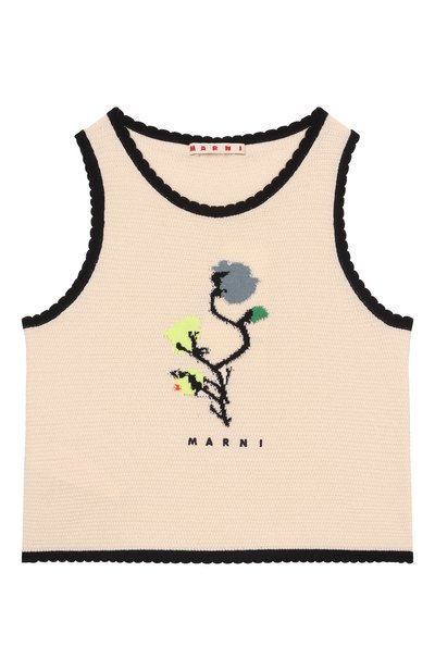 Хлопковый топ MARNI, арт. M01737/M00WZ