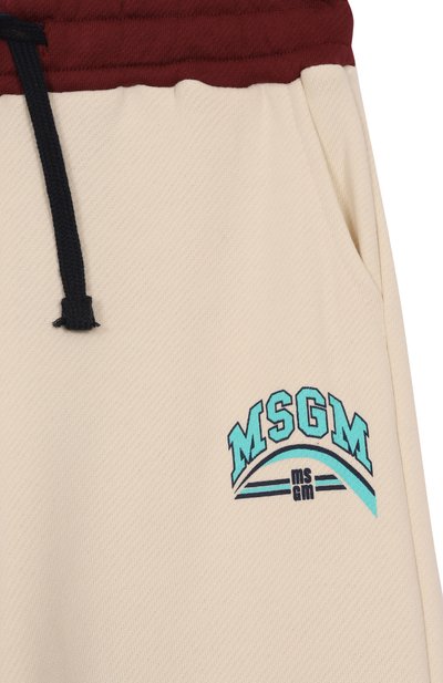 Хлопковые брюки MSGM KIDS, арт. F5MSJGFP128, фото 3