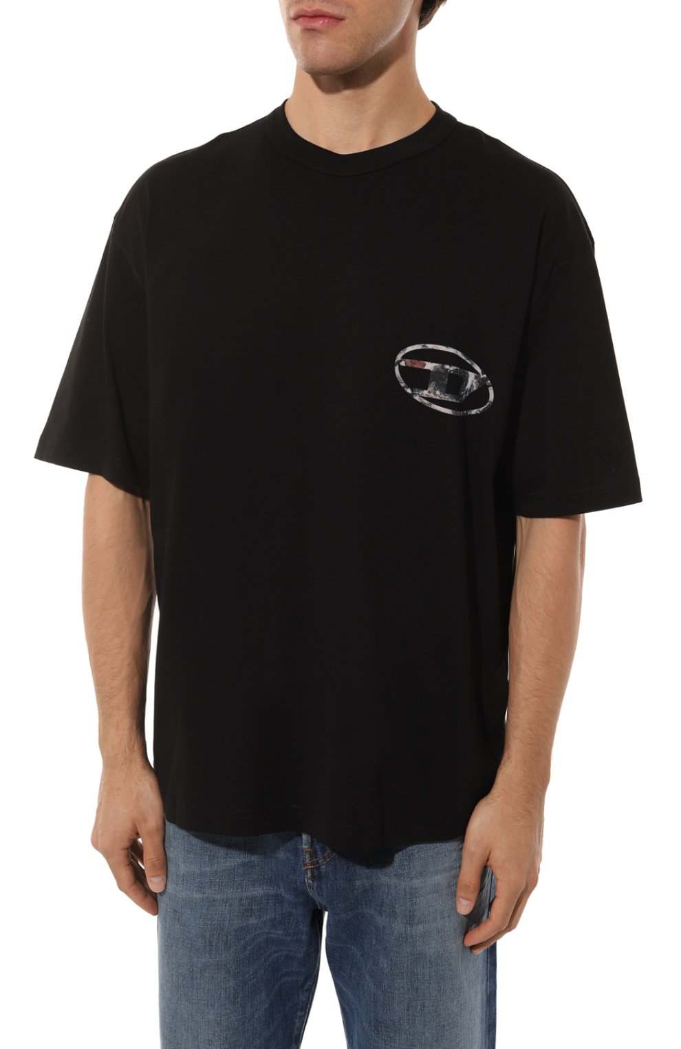 Хлопковая футболка DIESEL, арт. A11079/0CATM, фото 3