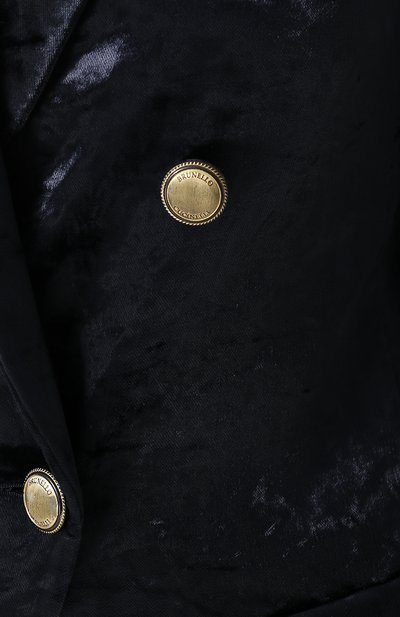 Жакет из смеси хлопка и вискозы с контрастными пуговицами BRUNELLO CUCINELLI, арт. MA0888620, фото 5
