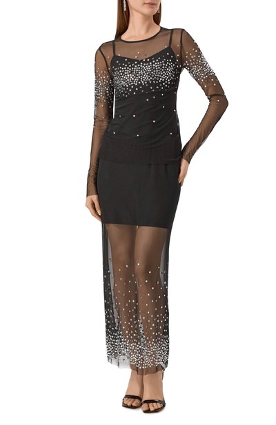 Юбка с отделкой стразами ERIKA CAVALLINI, арт. P5W002, фото 2