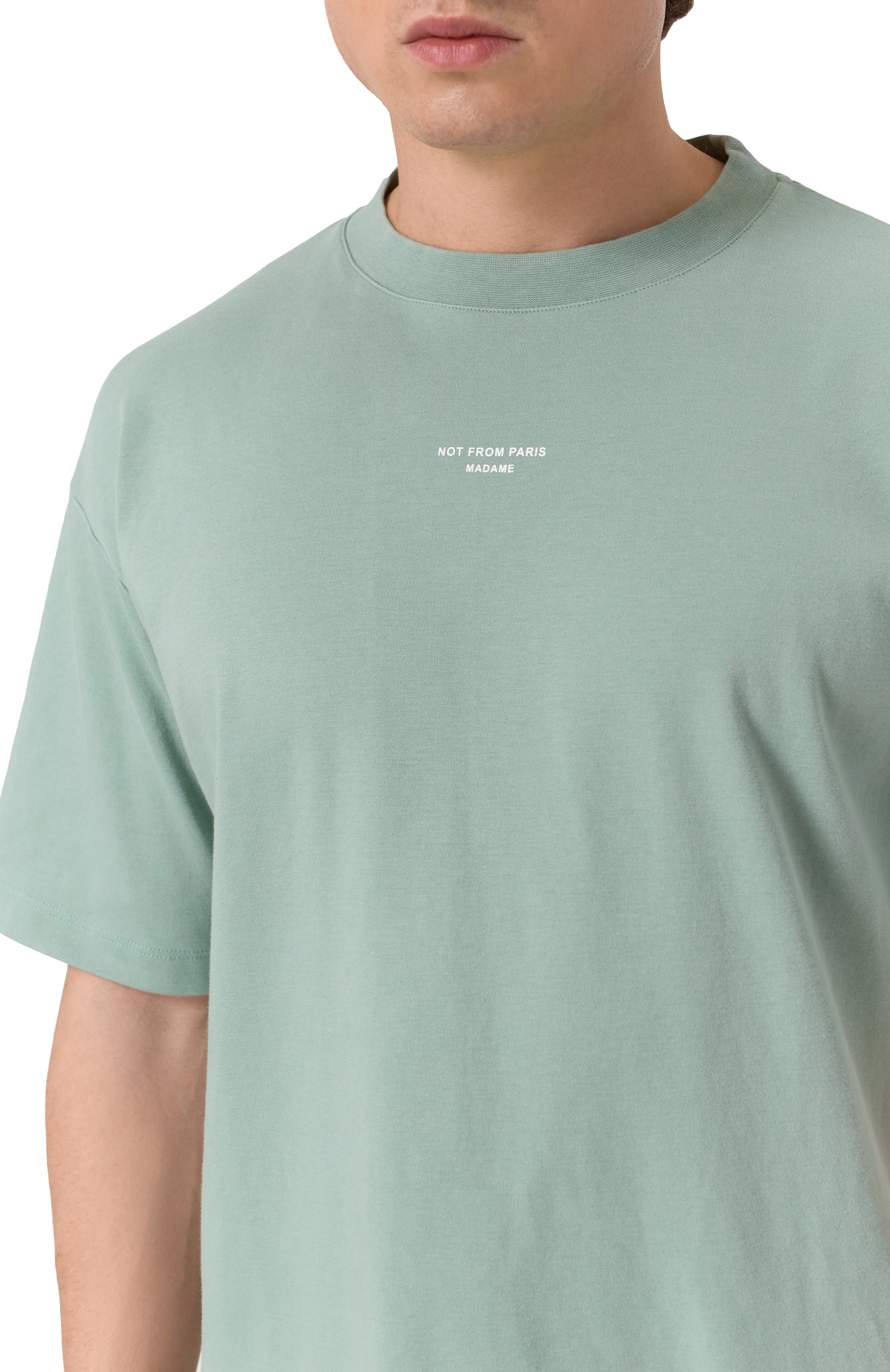 Хлопковая футболка DROLE DE MONSIEUR, арт. E-TS202-C0002-WG, фото 4