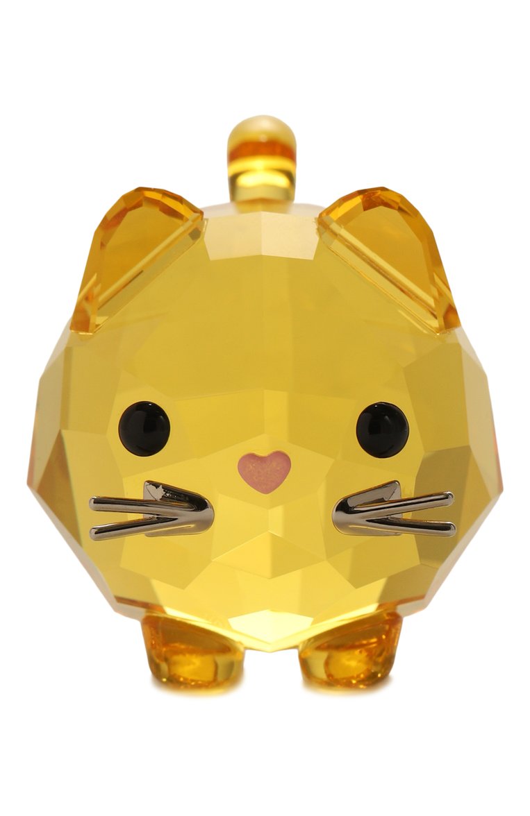 Фигурка chubby cats SWAROVSKI желтого цвета, арт. 5658325 | Фото 1 (Региональные ограничения белый список (Axapta Mercury): Не проставлено; Нос: Не проставлено; Ограничения доставки: fragile-2)