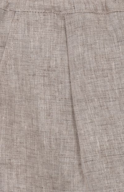 Льняные брюки BRUNELLO CUCINELLI, арт. BB430P503C, фото 3