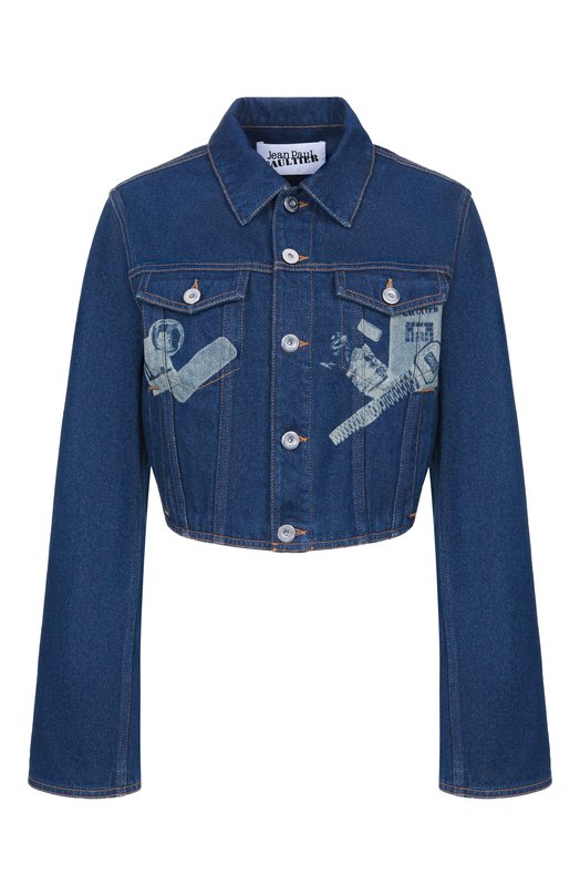 Джинсовая куртка Jean Paul Gaultier 26/01-W-JA035/D027 Синий 26/01-W-JA035/D027