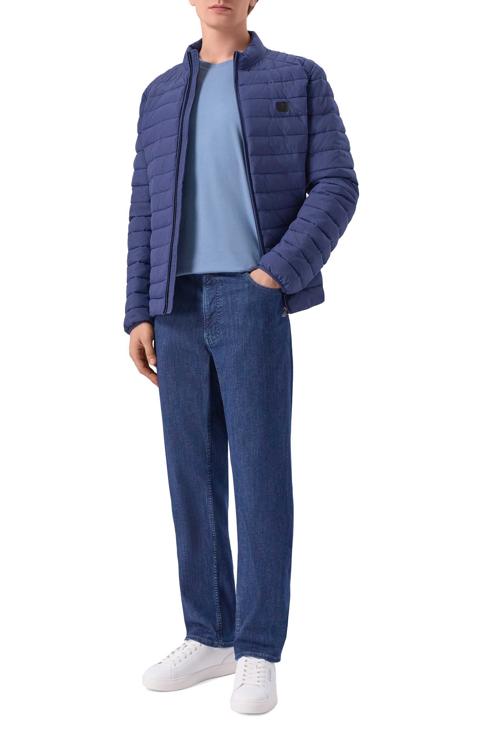Хлопковая футболка TRUSSARDI, арт. G0228000123N, фото 2