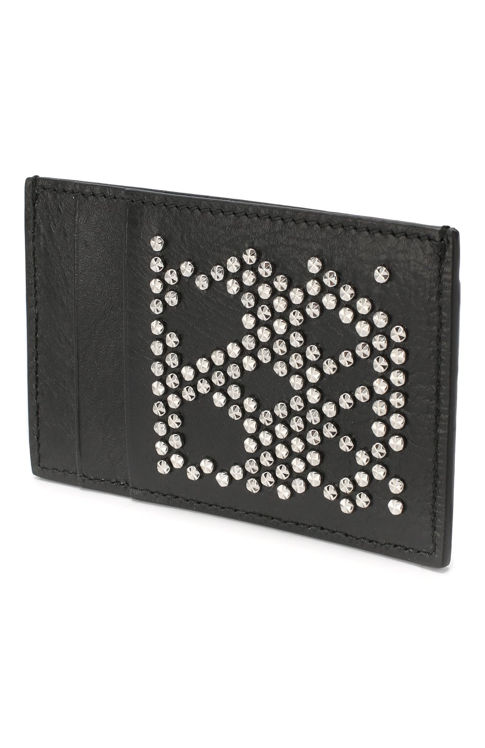 Кожаный футляр для кредитных карт ALEXANDER MCQUEEN черного цвета по цене 24350 руб., арт. 550820/1AC9N, фото 2 Кожаный футляр для кредитных карт ALEXANDER MCQUEEN, арт. 550820/1AC9N, фото 2