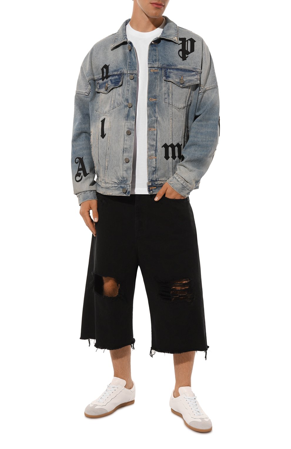 Джинсовые шорты BALENCIAGA, арт. 745259/TNW11, фото 2