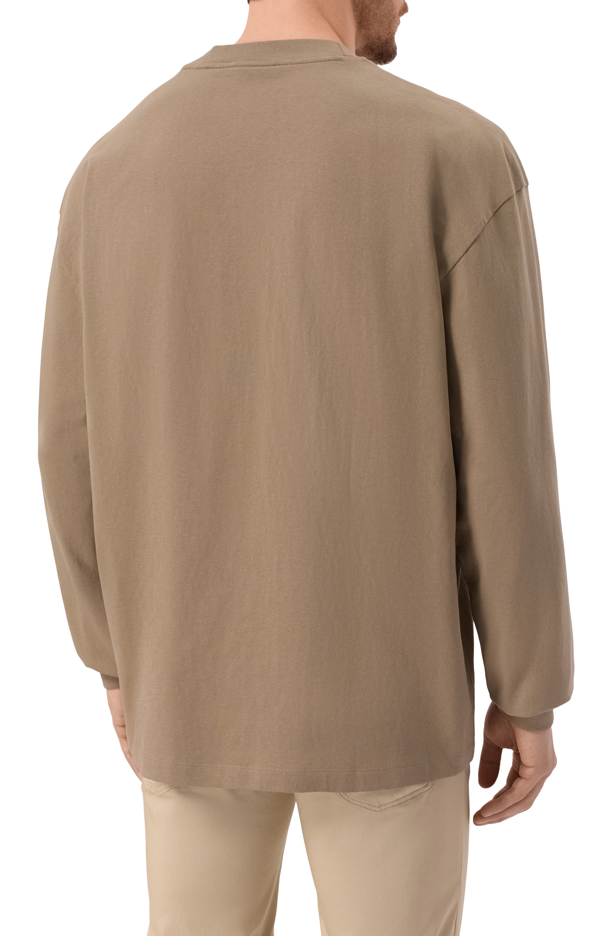 Хлопковый лонгслив HUGO, арт. 50511029, фото 4