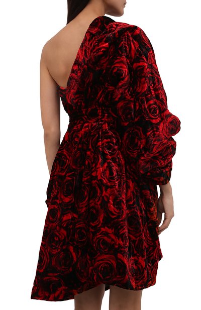 Платье DRIES VAN NOTEN красного цвета по цене 156000 руб., арт. 212-011035-3501, фото 4 Платье DRIES VAN NOTEN, арт. 212-011035-3501, фото 4