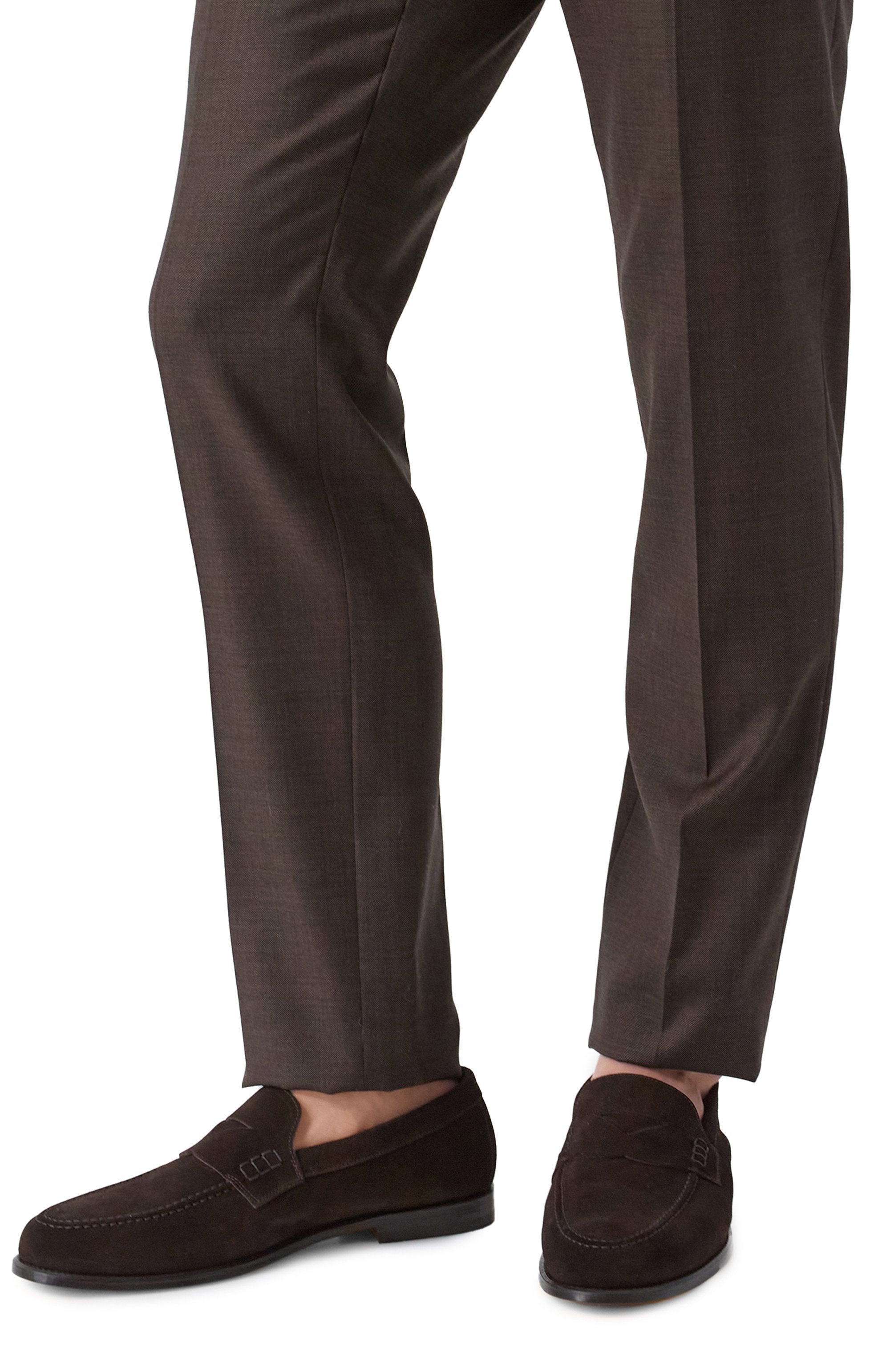 Замшевые пенни-лоферы DOUCAL'S, арт. DU3397MARIUY009T, фото 3