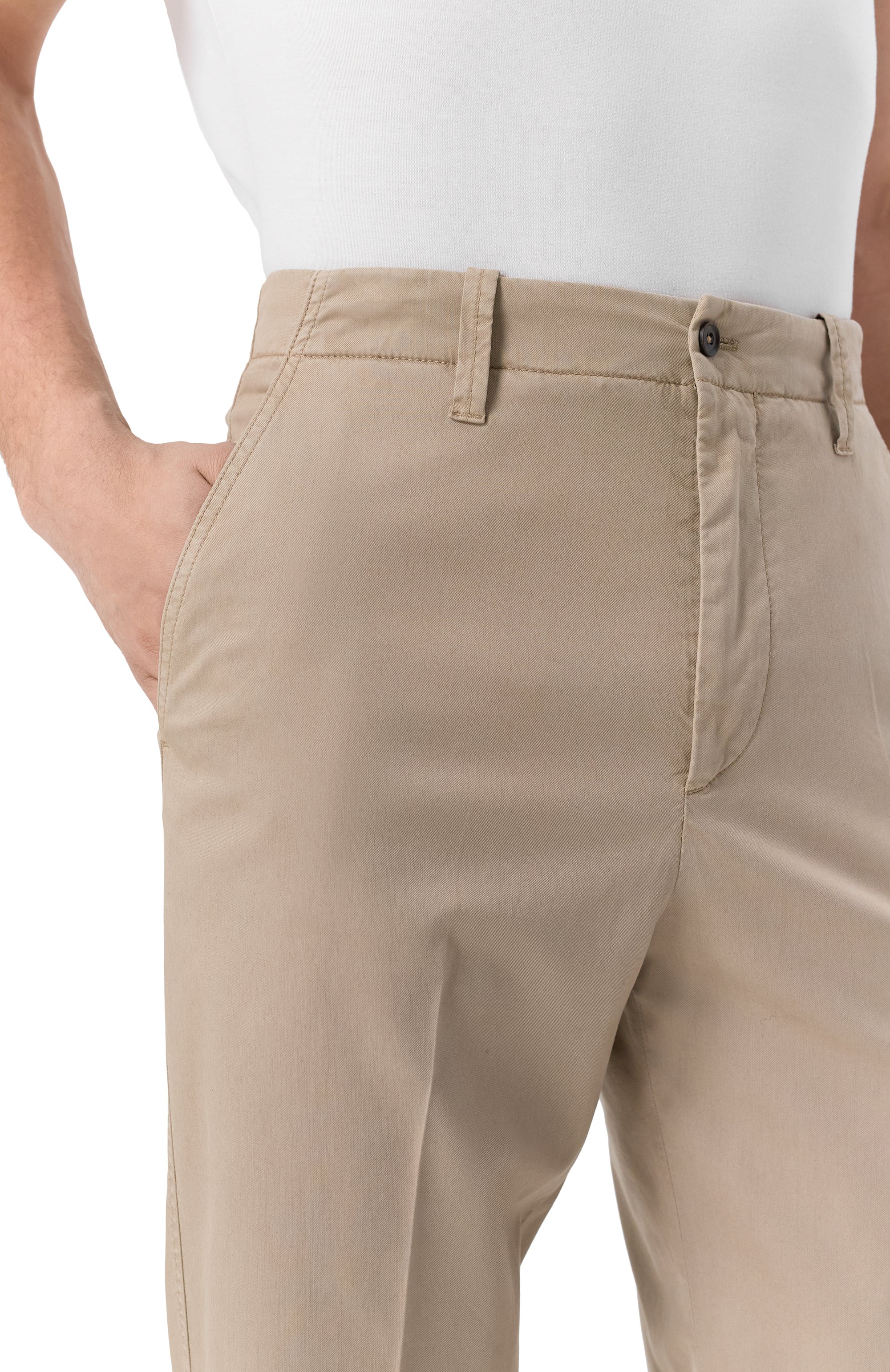 Брюки из лиоцелла и хлопка CORNELIANI, арт. 254ED2-2520129, фото 5